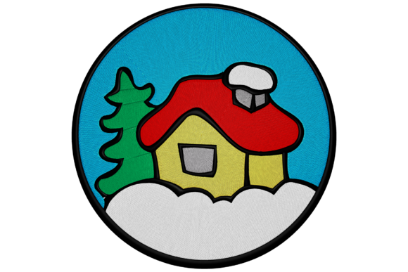 Christmas Little House Embroidery Review