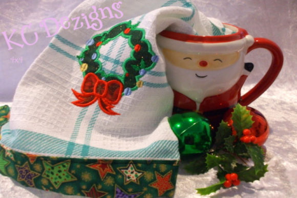 Christmas Wreath with Bow Embroidery Review