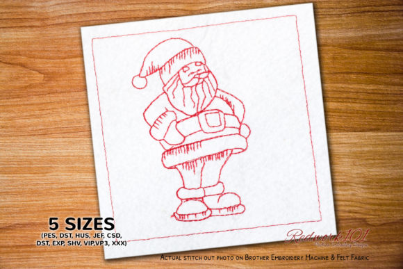 Happy Santaclaus Machine Embroidery Review
