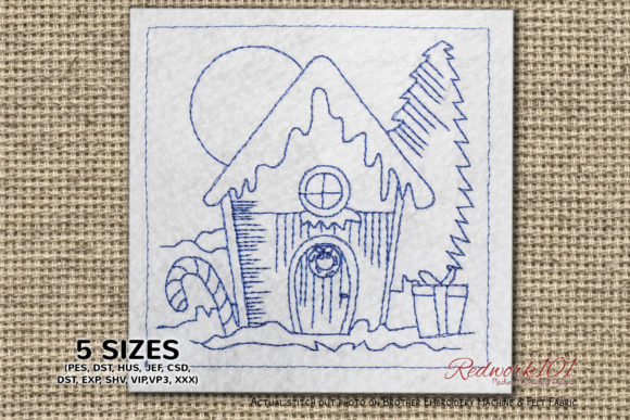 Santa's Workshop Bluework