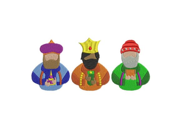 Three Wise Kings Busts Embroidery Review